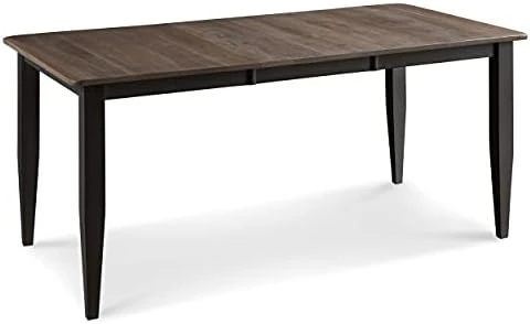 Farmhouse Solid Wood Dining Room Table | Brown And White Rectangle Kitchen Dinner Table With Eased Edge And Distressing, Extendable Table Length | Made In USA | Solid Maple No MDF 11 Farmhouse Solid Wood Dining Room Table | Brown And White Rectangle Kitchen Dinner Table With Eased Edge And Distressing, Extendable Table Length | Made In USA | Solid Maple No MDF - Image 9