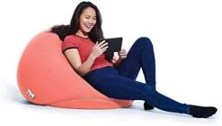 Yogibo Pod X Small Bean Bag For Teens, Adults, Plush, Soft, Single Beanbag Chair, Measures 3'x3', Blue -Home Table Chair Store 31kCVtYMEL. AC