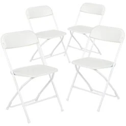 Flash Furniture 3-Foot Square Granite White Plastic Folding Table & Hercules™ Series Plastic Folding Chair - White - 4 Pack 650LB Weight Capacity Comfortable Event Chair-Lightweight Folding Chair 16 Flash Furniture 3-Foot Square Granite White Plastic Folding Table & Hercules™ Series Plastic Folding Chair - White - 4 Pack 650LB Weight Capacity Comfortable Event Chair-Lightweight Folding Chair -Home Table Chair Store 31kmpKqEreL