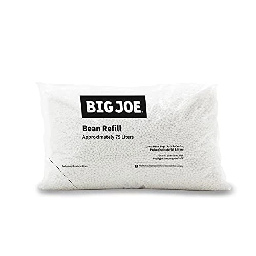 Big Joe Bean Refill Polystyrene Beans For Bean Bags Or Crafts, 75 Liters 3 Big Joe Bean Refill Polystyrene Beans For Bean Bags Or Crafts, 75 Liters