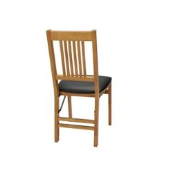 Stakmore True Mission Folding Chair Finish, Set Of 2, Oak -Home Table Chair Store 31ngZI8qVYL