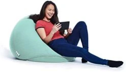 Yogibo Pod X Small Bean Bag For Teens, Adults, Plush, Soft, Single Beanbag Chair, Measures 3'x3', Blue -Home Table Chair Store 31oAwqiaStL. AC
