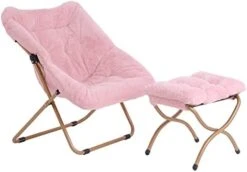 Tiita Saucer Chair, Soft Faux Fur Oversized Folding Accent Chair, Soft Furry Lounge Lazy Chair, Metal Frame Moon Chair For Bedroom, Living Room, Dorm Rooms, Garden And Courtyard 28 Tiita Saucer Chair, Soft Faux Fur Oversized Folding Accent Chair, Soft Furry Lounge Lazy Chair, Metal Frame Moon Chair For Bedroom, Living Room, Dorm Rooms, Garden And Courtyard -Home Table Chair Store 31oPcpFEQzL. AC