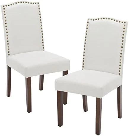 OLIXIS Dining Chairs Set Of 4, Living Room Chairs, Dining Room Chairs, Upholstered Fabric Dining Chairs, Parsons Chairs With Nailhead Trim And Wood Legs, Modern Armless Kitchen Side Chair, Dark Brown 16 OLIXIS Dining Chairs Set Of 4, Living Room Chairs, Dining Room Chairs, Upholstered Fabric Dining Chairs, Parsons Chairs With Nailhead Trim And Wood Legs, Modern Armless Kitchen Side Chair, Dark Brown - Image 14