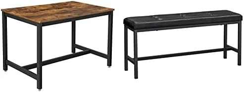 VASAGLE Round Dining Table, For Living Room, Office, Round Top, 31.5 X 31.5 X 29.5 Inches, Brown 10 VASAGLE Round Dining Table, For Living Room, Office, Round Top, 31.5 X 31.5 X 29.5 Inches, Brown - Image 8