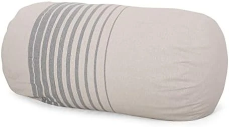 Christopher Knight Home Hudgeons 5 Foot Striped Bean Bag - Natural/Brown Stripes 10 Christopher Knight Home Hudgeons 5 Foot Striped Bean Bag - Natural/Brown Stripes - Image 8