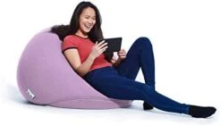 Yogibo Pod X Small Bean Bag For Teens, Adults, Plush, Soft, Single Beanbag Chair, Measures 3'x3', Blue -Home Table Chair Store 31v1k0vZhSL. AC