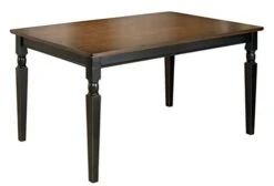 Signature Design By Ashley Owingsville Dining Room Table, Black/Brown