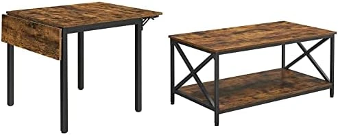 VASAGLE Round Dining Table, For Living Room, Office, Round Top, 31.5 X 31.5 X 29.5 Inches, Brown 8 VASAGLE Round Dining Table, For Living Room, Office, Round Top, 31.5 X 31.5 X 29.5 Inches, Brown - Image 6