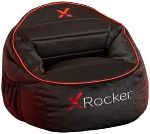 X Rocker X-Ball Gaming Bean Bag Chair, Black/Orange 8 X Rocker X-Ball Gaming Bean Bag Chair, Black/Orange - Image 6