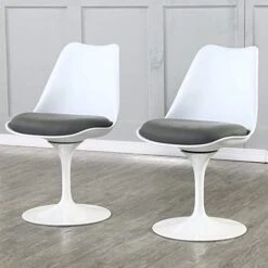 Bacyion Swivel Dining Chair Set For 2 - Mid-Century Modern Dining Room Chairs Pedestal Leisure Chairs, White Kitchen Chairs Set Of 2 Pieces (Highclass Grey) 18 Bacyion Swivel Dining Chair Set For 2 - Mid-Century Modern Dining Room Chairs Pedestal Leisure Chairs, White Kitchen Chairs Set Of 2 Pieces (Highclass Grey) -Home Table Chair Store 41 OdA8A6PL. AC