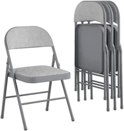 COSCO Fabric Folding Chairs, Black (4-pack) 13 COSCO Fabric Folding Chairs, Black (4-pack) -Home Table Chair Store 41 R Iw8HSL. AC