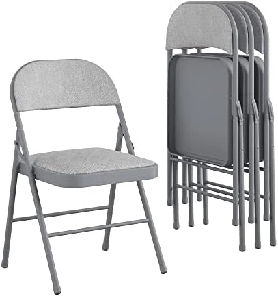 COSCO Fabric Folding Chairs, Black (4-pack) 8 COSCO Fabric Folding Chairs, Black (4-pack) - Image 6