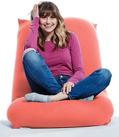 Yogibo Short Bean Bag Chair For Teens, Adults, Plush, Soft Lounge Beanbag For Gaming, Reading, And Relaxing, Removable, Washable Outer Cover, Light Gray 8 Yogibo Short Bean Bag Chair For Teens, Adults, Plush, Soft Lounge Beanbag For Gaming, Reading, And Relaxing, Removable, Washable Outer Cover, Light Gray - Image 6