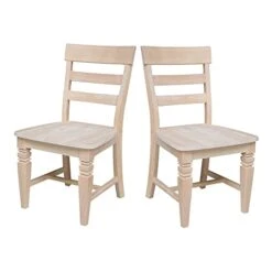 International Concepts Java Chair With Solid Wood Seat, Unfinished 9 International Concepts Java Chair With Solid Wood Seat, Unfinished -Home Table Chair Store 410MEO578nL