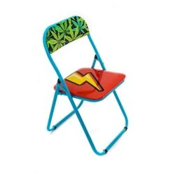 Seletti Blow Flash Folding Chair With Decor