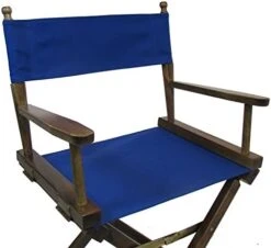 TLT Personalized Imprinted Gold Medal Contemporary 30" Bar Height Walnut Frame Directors Chair - Royal Blue -Home Table Chair Store 410wDUYLX5L. AC