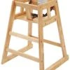 Winco Unassembled Wooden High Chair, Natural,Tan