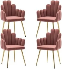 CIMOTA Black Dining Chairs Set Of 2 Velvet Upholstered Comfy Living Room Chairs Modern Finger Shape Back Vanity Chair With Arms For Makeup Room/Bedroom, 2PCS 25 CIMOTA Black Dining Chairs Set Of 2 Velvet Upholstered Comfy Living Room Chairs Modern Finger Shape Back Vanity Chair With Arms For Makeup Room/Bedroom, 2PCS -Home Table Chair Store 414VXE3H 1L. AC