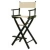 Casual Home 30" Director's Chair Black Frame-with Wheat Canvas, Bar Height 1 Casual Home 30" Director's Chair Black Frame-with Wheat Canvas, Bar Height -Home Table Chair Store 414d8NVKBDL