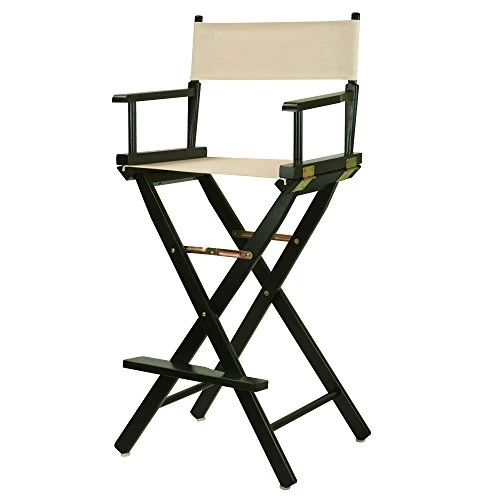 Casual Home 30" Director's Chair Black Frame-with Wheat Canvas, Bar Height 3 Casual Home 30" Director's Chair Black Frame-with Wheat Canvas, Bar Height