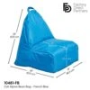 Factory Direct Partners 10481-FB Cali Alpine Sack Bean Bag Chair, Dirt-Resistant Coated Oxford Fabric - French Blue 1 Factory Direct Partners 10481-FB Cali Alpine Sack Bean Bag Chair, Dirt-Resistant Coated Oxford Fabric - French Blue -Home Table Chair Store 414ixMQEH7L