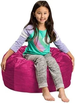 Sofa Sack - Plush, Ultra Soft Kids Bean Bag Chair - Memory Foam Bean Bag Chair With Microsuede Cover - Stuffed Foam Filled Furniture And Accessories For Kids Room - 2' Royal Blue -Home Table Chair Store 415JnBfamL. AC