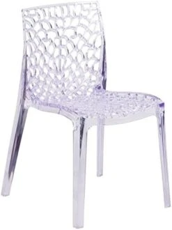 Flash Furniture Vision Series Transparent Stacking Side Chair -Home Table Chair Store 416Z6ncsP2L. AC