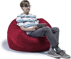 Jaxx Saxx 3 Foot Bean Bag Chair With Removable Cover, Cinnabar 20 Jaxx Saxx 3 Foot Bean Bag Chair With Removable Cover, Cinnabar -Home Table Chair Store 416mlJ4os8L. AC