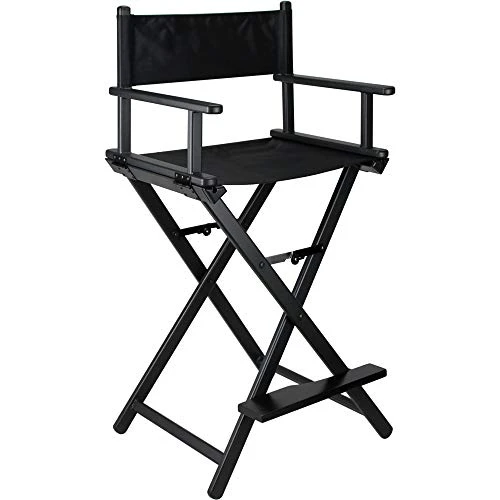 Sunrise JL009AB 29" Black Aluminum Director Chair 3 Sunrise JL009AB 29" Black Aluminum Director Chair