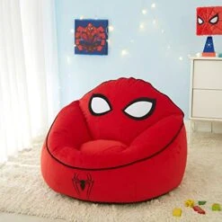Idea Nuova Marvel Spider-Man Micromink Bean Bag Chair, Large -Home Table Chair Store 417lbXCdbDL