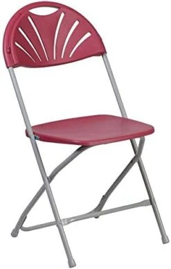 Flash Furniture 2 Pack HERCULES Series 650 Lb. Capacity Black Plastic Fan Back Folding Chair -Home Table Chair Store 418DqZdJQdL. AC