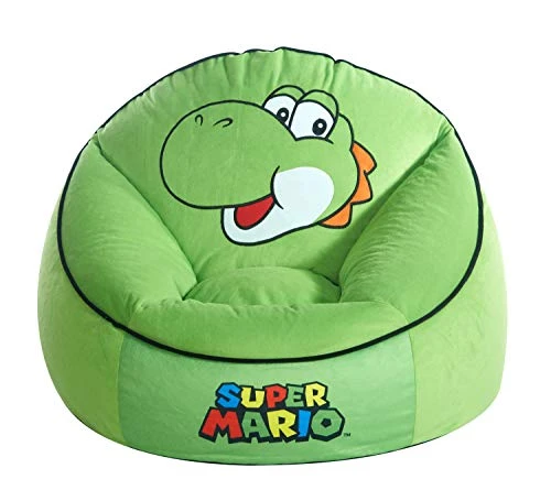 Idea Nuova Nintendo Super Mario Yoshi Micromink Bean Bag Chair 3 Idea Nuova Nintendo Super Mario Yoshi Micromink Bean Bag Chair