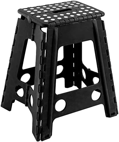 Titiroba 22AA001 Folding Step Stool, Step Stool, Height 8.7 Inches (22 Cm), Car Wash, Fishing, Indoor, Outdoor, Load Capacity 220.5 Lbs (100 Kg), Non-Slip, Folding Chair, Black 9 Titiroba 22AA001 Folding Step Stool, Step Stool, Height 8.7 Inches (22 Cm), Car Wash, Fishing, Indoor, Outdoor, Load Capacity 220.5 Lbs (100 Kg), Non-Slip, Folding Chair, Black - Image 7