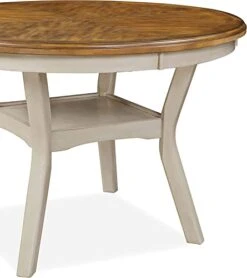 New Classic Furniture Mitchell 5-Piece Dining Set With 1 Table And 4 Chairs, Bisque/Brown -Home Table Chair Store 4190BG2fiUL