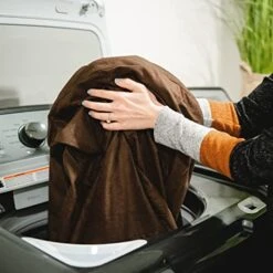 Big Joe Fuf Large Cover Only Machine Washable, Cocoa Lenox -Home Table Chair Store 41927Pf043L