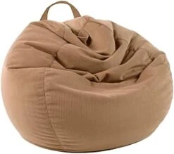 LPMOERA Stuffed Animal Storage Bean Bag Chair Cover (No Filler) For Kids And Adults.Pets Dogs/Cats Lazy Beds.Soft Premium Corduroy Stuffable Bean Bag For Organizing Children Plush Toys Or Memory Foam -Home Table Chair Store 41A0fAXUa1L. AC