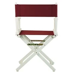 Casual Home 18" Director's Chair White Frame With Burgundy Canvas 10 Casual Home 18" Director's Chair White Frame With Burgundy Canvas -Home Table Chair Store 41AA9p6lCZL