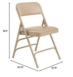 NPS 1300 Series Premium Vinyl Upholstered Triple Brace Double Hinge Folding Chair 15 NPS 1300 Series Premium Vinyl Upholstered Triple Brace Double Hinge Folding Chair -Home Table Chair Store 41CN7Ani4dL