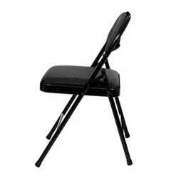 OEF Furnishings (4 Pack Fabric Upholstered Steel Folding Chair, Black -Home Table Chair Store 41Ccj3pg98L