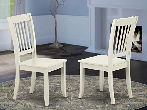 East West Furniture C Dining Room Chairs, DAC-LWH-W 3 East West Furniture C Dining Room Chairs, DAC-LWH-W