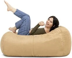 Jaxx Sofa Saxx Bean Bag Lounger, 4-Feet, Lime 22 Jaxx Sofa Saxx Bean Bag Lounger, 4-Feet, Lime -Home Table Chair Store 41DOUONJzrL. AC