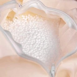 EMMA + OLIVER Oversized Solid Gray Refillable Bean Bag Chair For All Ages 22 EMMA + OLIVER Oversized Solid Gray Refillable Bean Bag Chair For All Ages -Home Table Chair Store 41DeQGzsaNL