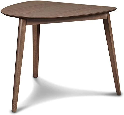 New Classic Furniture 40-1651-D2C Mid-Century Modern Oscar Corner Table 3-Piece Dining Set, Walnut 6 New Classic Furniture 40-1651-D2C Mid-Century Modern Oscar Corner Table 3-Piece Dining Set, Walnut - Image 4