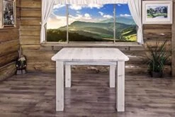 Montana Woodworks Hometead Collection Square 4 Post Dining Table, Ready To Finish -Home Table Chair Store 41EkiKCcAnL