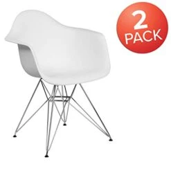 Flash Furniture 2 Pack Alonza Series White Plastic Chair With Chrome Base 17 Flash Furniture 2 Pack Alonza Series White Plastic Chair With Chrome Base -Home Table Chair Store 41Epz1Vg7SL