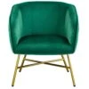 Yaheetech Dining Room Chair, Comfy Side Chair Curved Back Sturdy Legs For Dining Room/Office/Chicken/Waiting Room, Green