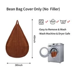 Bean Bag Chairs Cover (No Filler),Bean Bag Cover,Stuffed Animal Storage Bean Bag,Bean Bag For Kids,Adults,Teens,36 X 45 In Blue Bean Bag -Home Table Chair Store 41EzMBzrWiL