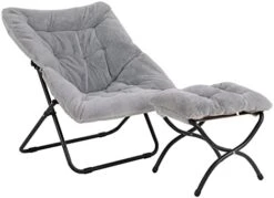 Tiita Saucer Chair, Soft Faux Fur Oversized Folding Accent Chair, Soft Furry Lounge Lazy Chair, Metal Frame Moon Chair For Bedroom, Living Room, Dorm Rooms, Garden And Courtyard 25 Tiita Saucer Chair, Soft Faux Fur Oversized Folding Accent Chair, Soft Furry Lounge Lazy Chair, Metal Frame Moon Chair For Bedroom, Living Room, Dorm Rooms, Garden And Courtyard -Home Table Chair Store 41FQbm1aiDL. AC