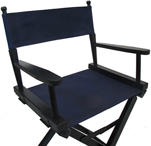 Personalized Imprinted Gold Medal Contemporary 18" Table Height Black Frame Directors Chair - Black 12 Personalized Imprinted Gold Medal Contemporary 18" Table Height Black Frame Directors Chair - Black - Image 10